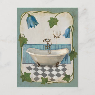 Bell Flower Bath Briefkaart