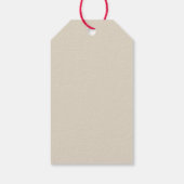 Bell Flower Tag | Cute & Floral Cadeaulabel (Achterkant)