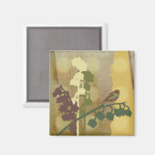 Bell Flower Vogel Design Magneet (Voorkant / Achterkant)