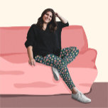 Bell Flowers on dark green background Pattern Leggings<br><div class="desc">Maak kennis met onze verbluffende leggings met een bloeiend patroon, ideaal om een beetje elegantie aan elke outfit toe te voegen. Deze leggings zijn gemaakt van hoogwaardig, stretchy materiaal en bieden ultieme comfort en een vleiend design. Het prachtige bloemontwerp is oogkweek en vrouwelijk, waardoor ze perfect zijn voor zowel casual...</div>
