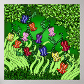 Bell Flowers Poster (Voorkant)