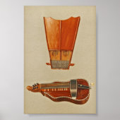 Bell Harp, Hurdy-Gurdy Poster (Voorkant)