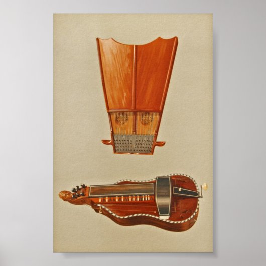 Bell Harp, Hurdy-Gurdy Poster (Voorkant)