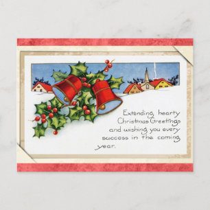 Bell Holly Sneeuwkerstfeestjes Briefkaart