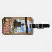 Bell in een kerktoren, Cuba Bagagelabel (Voorkant horizontaal)