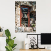 Bell in St. Michael's Fort, Kroatië Poster (Thuiskantoor)