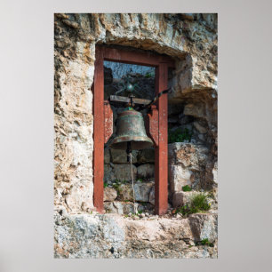 Bell in St. Michael's Fort, Kroatië Poster