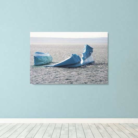 Bell Island Iceberg Canvas Afdruk (Insitu (Houten vloer))