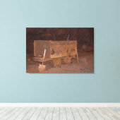BELL ISLAND IRON ORE MIN CANVAS PRINT (Insitu (Houten vloer))