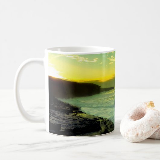 Bell island Sunset mug Koffiemok (Met donut)