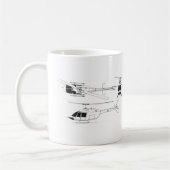 Bell Jet Ranger/TH- Koffiemok (Links)