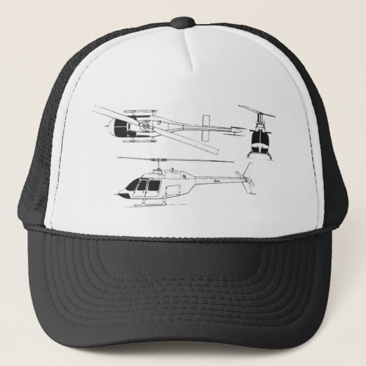 Bell Jet Ranger/TH- Trucker Pet (Voorkant)