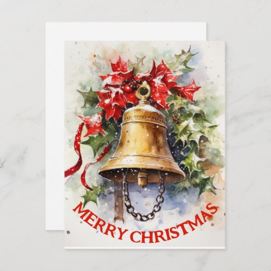  Bell - Kerst Kaart (Voorkant / Achterkant)