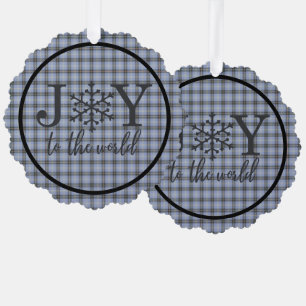 Bell of Borders Schotse Tartan Kerstmis Ornament Kaart