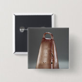 Bell of Clogher, uit Ierland Vierkante Button 5,1 Cm (Voorkant /achterkant)