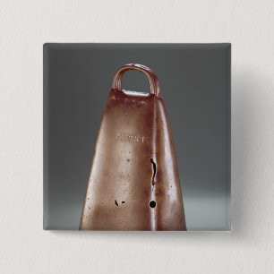 Bell of Clogher, uit Ierland Vierkante Button 5,1 Cm