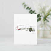 Bell OH-13 Sioux Briefkaart (Staand voorkant)