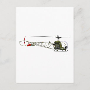 Bell OH-13 Sioux Briefkaart