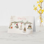  Bell Ornamenten Gevouwen Wenskaart Kaart (Gele Bloem)