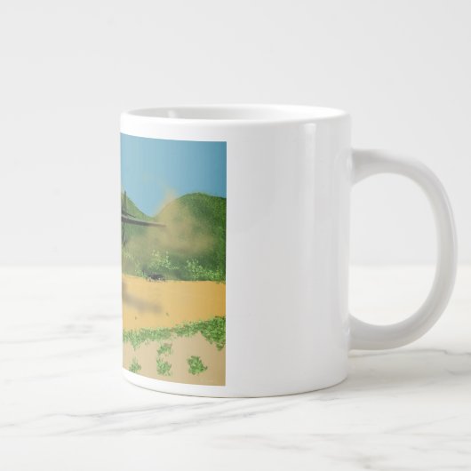 Bell P39 Airacobra Jumbo Coffee Mok (Rechts)