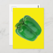 BELL PEPPER (GROEN) BRIEFKAART (Voorkant / Achterkant)