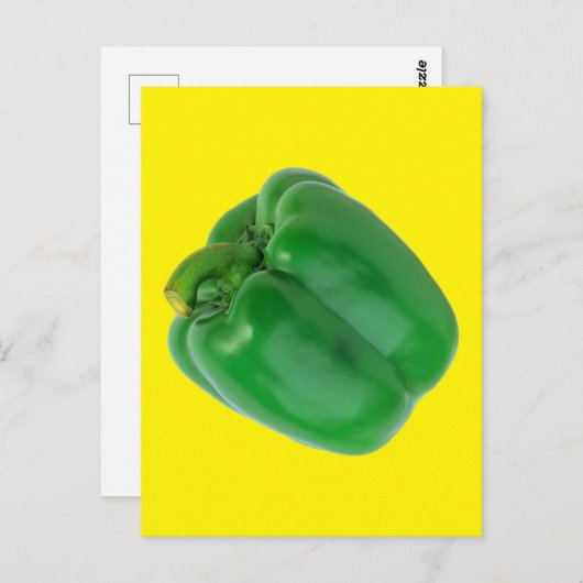 BELL PEPPER (GROEN) BRIEFKAART (Voorkant / Achterkant)
