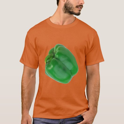 BELL PEPPER (GROEN) T-SHIRT (Voorkant)