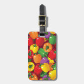Bell Pepper Patroon Bagagelabel (Voorkant verticaal)
