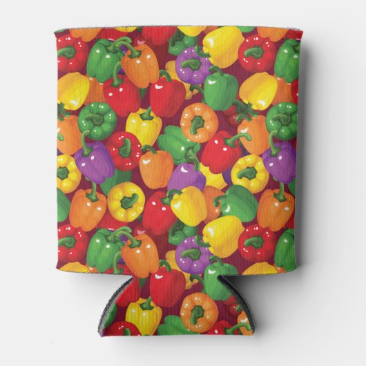 Bell Pepper Patroon Blikjeskoeler (Voorkant)