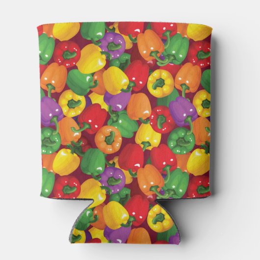 Bell Pepper Patroon Blikjeskoeler (Achterkant)