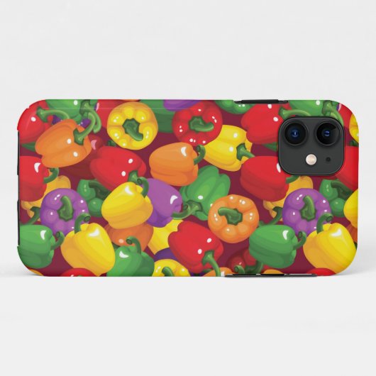 Bell Pepper Patroon Case-Mate iPhone Case (Achterkant (horizontaal))