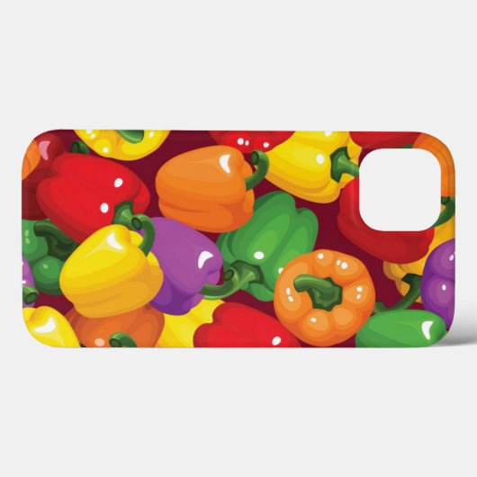 Bell Pepper Patroon Case-Mate iPhone Case (Achterkant (horizontaal))