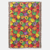 Bell Pepper Patroon Deken (Voorkant Verticaal)