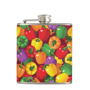 Bell Pepper Patroon Heupfles