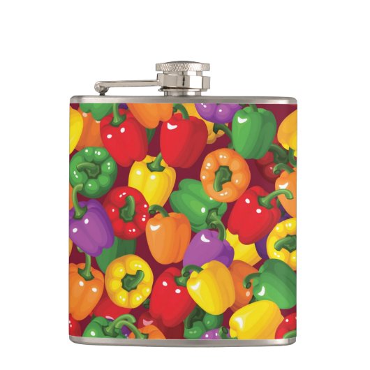 Bell Pepper Patroon Heupfles (Voorkant)