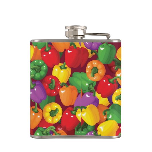 Bell Pepper Patroon Heupfles (Achterkant)