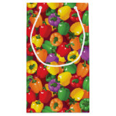 Bell Pepper Patroon Klein Cadeauzakje (Achterkant)