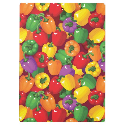 Bell Pepper Patroon Klembord (Achterkant)