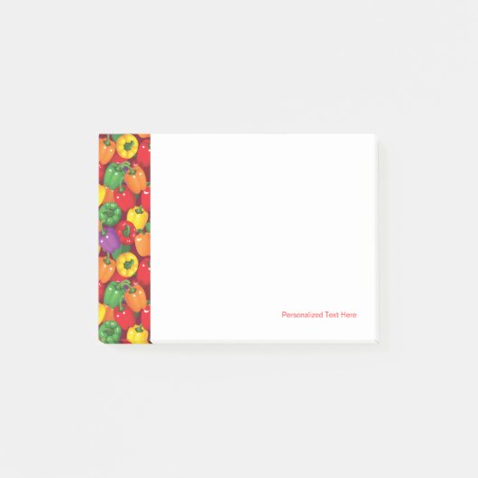 Bell Pepper Patroon Post-it® Notes (Voorkant)