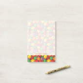 Bell Pepper Patroon Post-it® Notes (Op bureau)