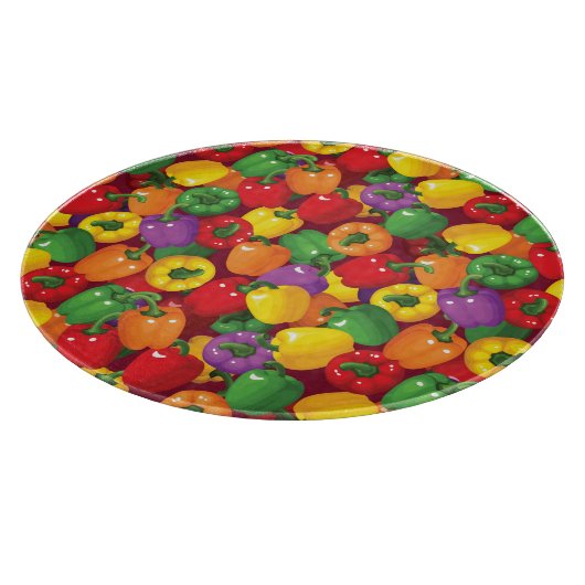 Bell Pepper Patroon Snijplank (Hoek)