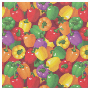 Bell Pepper Patroon Stof