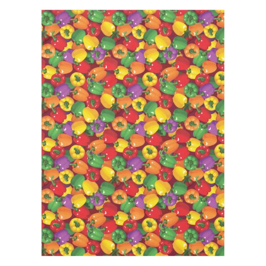 Bell Pepper Patroon Tafelkleed (Voorkant)