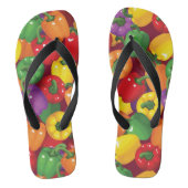 Bell Pepper Patroon Teenslippers (Voetbed)