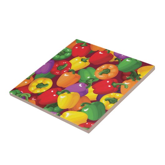 Bell Pepper Patroon Tegeltje (Zijkant)