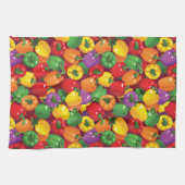 Bell Pepper Patroon Theedoek (Horizontaal)