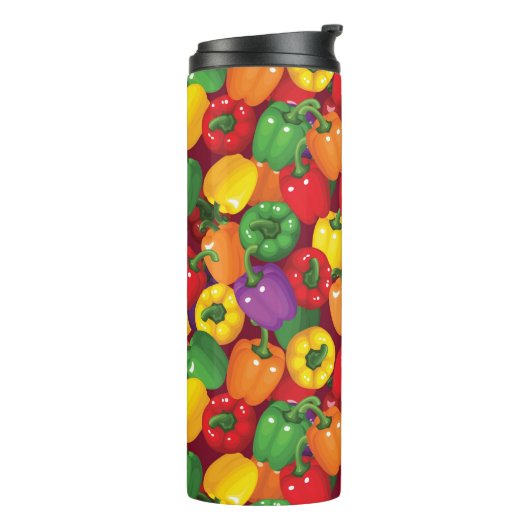 Bell Pepper Patroon Thermosbeker (Gedraaid links)