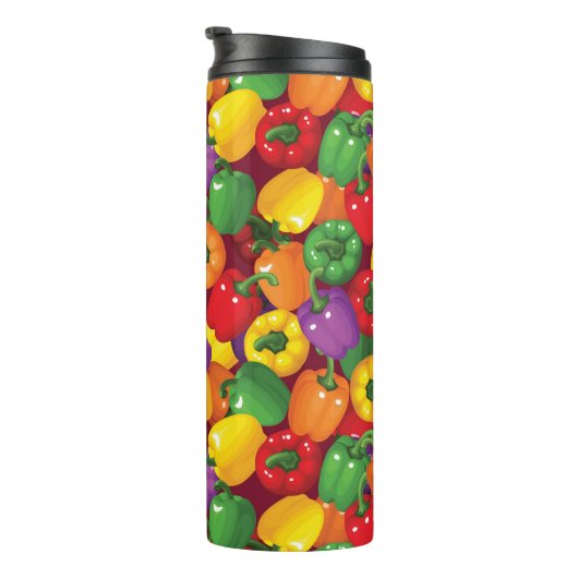 Bell Pepper Patroon Thermosbeker (Geroteerd rechts)