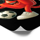 Bell Pepper Soccer  Poster (Hoek)