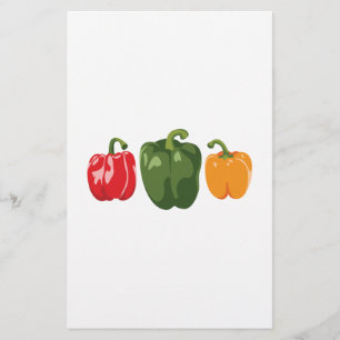 Bell Pepper Trio Briefpapier
